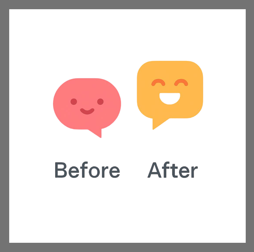 縮毛矯正Before After写真