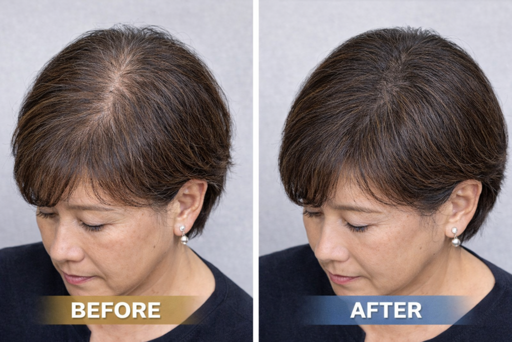 スカルプインク ビフォーアフター bondzsalon