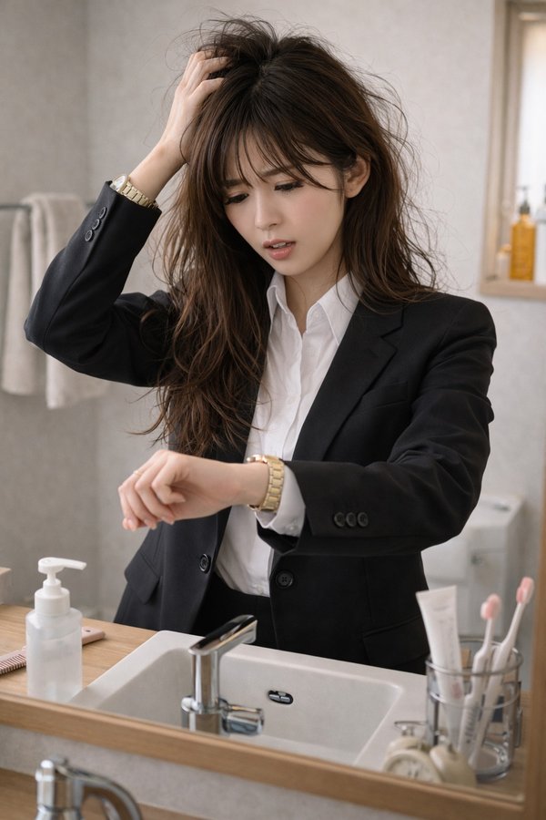 毎日の髪の手入れが時間がかかる