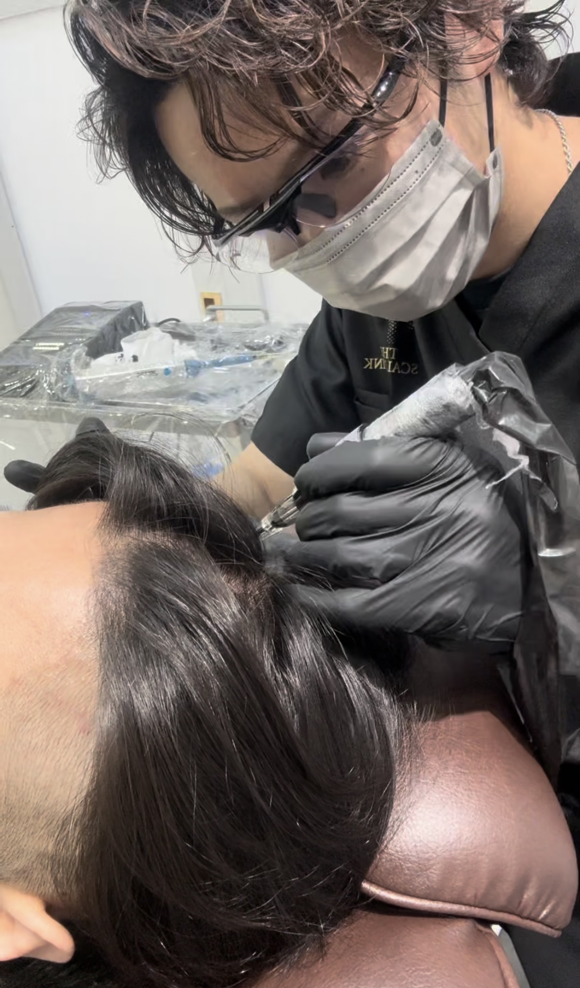 東京麻布十番美容室　スカルプインク　薄毛　エイジング毛　頭皮アートメイク　